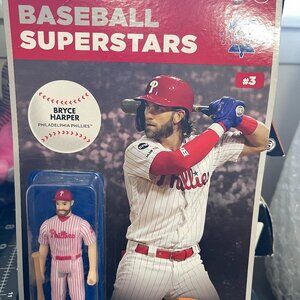Super7 Supersports Philadelphia Phillies Bryce Harper Action Figure - Brand New